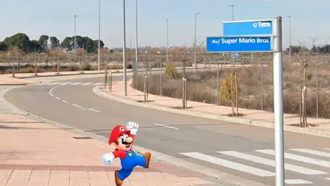 Avenida Super Mario Bros, confluencia con la calle Tetris