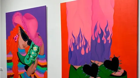 Parte de la exposici&oacute;n de boga