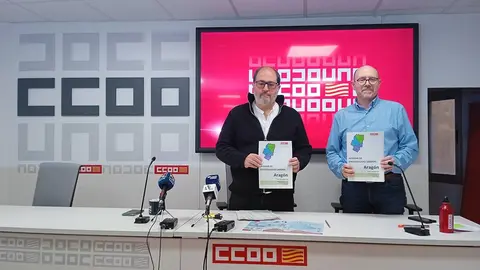 CCOO ha presentado el informe anual de siniestralidad laboral en Arag&oacute;n