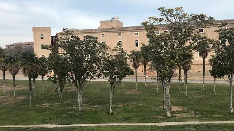 Jardin cerca de La Aljafer&iacute;a