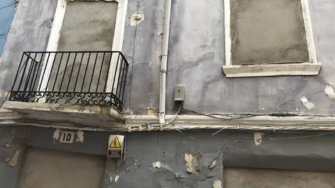 Imagen de una vivienda degradada en El Gancho