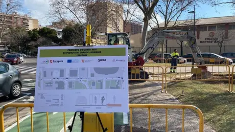 Obras nuevo carril bici
