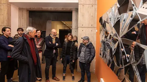 La sala 94 del museo IAACC Pablo Serrano expone 15 obras de artistas aragoneses hasta el pr&oacute;ximo 7 de mayo. Fotos: Laura Trives