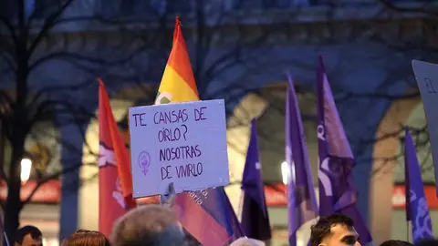 pancartas en el 8M