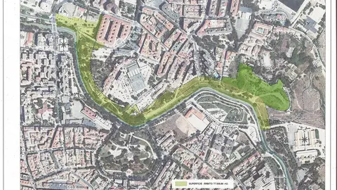Zona en la que se actuar&aacute; en el Canal Imperial de Arag&oacute;n