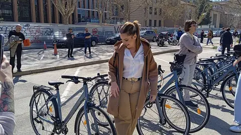 La consejera de Universidades, Maru D&iacute;az, ha asegurado que el objetivo es llegar a ofrecer 120 bicicletas