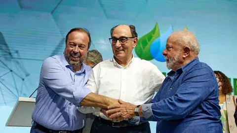 Ignacio Gal&aacute;n y Lula da Silva 