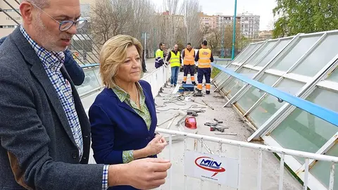 En la &uacute;ltima legislatura se han sustituido 63 de los 450 vidrios del puente