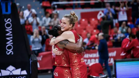 La alero alemana ya fue elegida en el mejor quinteto de la LFE tras lograr una valoraci&oacute;n de 17,4 cr&eacute;ditos.