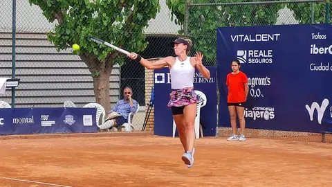 La aragonesa ha perdido ante la b&uacute;lgara Viktoriya Tomova por 6-3 y 6-4. Fotograf&iacute;a: Gobierno de Arag&oacute;n.