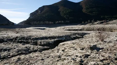 Un embalse seco