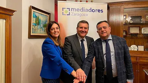 En la r&uacute;brica han participado el director comercial de Zona Noreste de Pelayo, Luis Ros; la gerente de Arag&oacute;n, Ana Mar&iacute;a Lasierra, y el presidente del Colegio de Mediadores de Zaragoza, Miguel de las Morenas