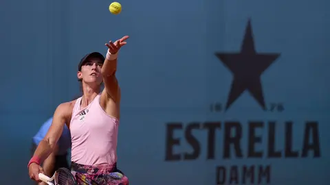 La caspolina se despide del Masters 1000 de Madrid tras caer ante la 4 del ranking de la WTA por 6-4 y 6-1 en la fase final. Fotograf&iacute;a: Mutua Madrid Open.
