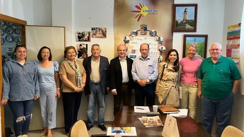 Los candidatos de Vox se han reunido con miembros de Coapema