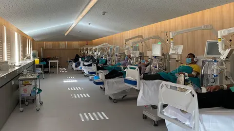 Los pacientes que necesitan hemodi&aacute;lisis ambulatoria se han dializado en las nuevas dependencias del centro hospitalario