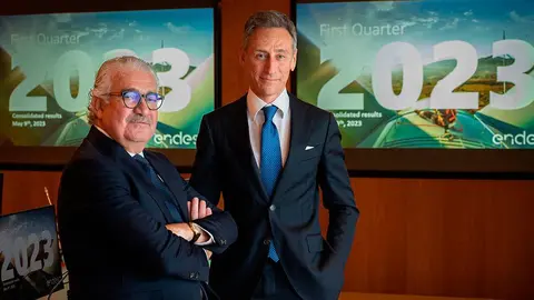 Jos&eacute; Bogas, consejero delegado, y Marco Palermo, director general econ&oacute;mico-financiero