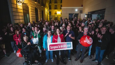 La candidata reivindica que son la "&uacute;nica fuerza a la izquierda del PSOE" que ha gobernado Zaragoza