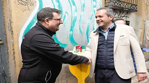 Carlos Ortas en el Casco Hist&oacute;rico