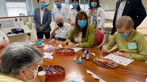 La consejera de Sanidad, Sira Repoll&eacute;s, ha visitado esta ma&ntilde;ana el hospital San Juan de Dios. 