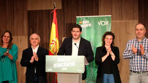 Alejandro Nolasco en sus declaraciones tras las elecciones