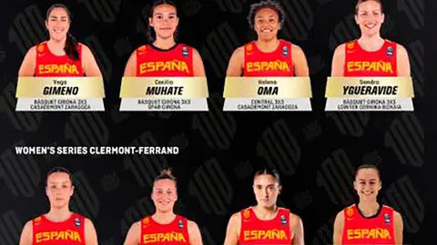Convocatoria de la selecci&oacute;n espa&ntilde;ola de 3x3. Fotograf&iacute;a: FEB.