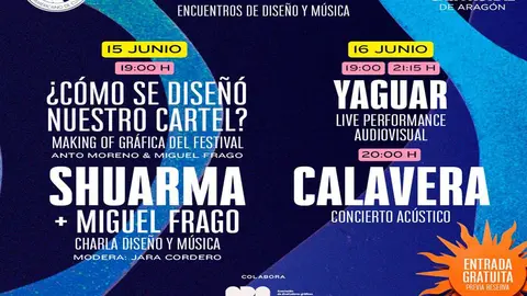 El festival Vive Latino y Caja Rural de Arag&oacute;n organizan los pr&oacute;ximos 15 y 16 de junio encuentros de dise&ntilde;o y m&uacute;sica.
