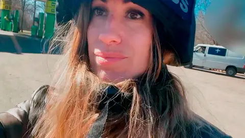 Lara Escudero en Ucrania