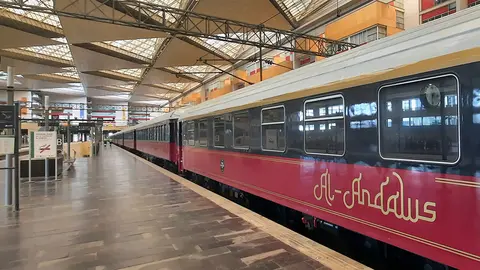 Tren Al Andalus en la Estaci&oacute;n Delicias