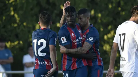 El delantero marc&oacute; cinco goles el curso pasado. Fotograf&iacute;a: S.D. Huesca.