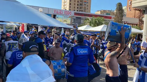 Cientos y cientos de aficionados de uno de los clubs m&aacute;s laureados del f&uacute;tbol colombiano han llegado a Zaragoza desde distintos puntos de Espa&ntilde;a.