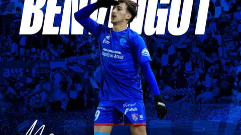 El delantero jugar&aacute; cedido en el Sabadell de Primera RFEF junta  a Guillem Naranjo. Fotograf&iacute;a: CE Sabadell.