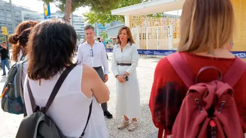 Natalia Chueca colegio Mar&iacute;a Zambrano Zaragoza