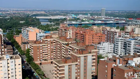 Panor&aacute;mica de viviendas de Zaragoza 