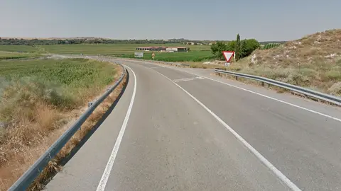 La mujer dio a luz en el kil&oacute;metro 5 de la carretera A-1226. Foto: Google Maps