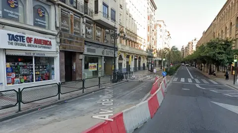 Carril bus Conde Aranda C&eacute;sar Augusto
