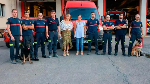 Bomberos de Zaragoza terremoto Marruecos