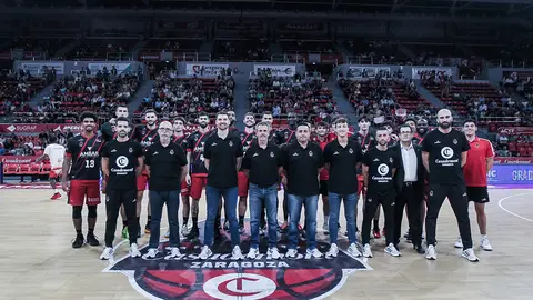 El equipo de Porfirio Fisac ha ganado dos de sus seis amistosos jugados esta pretemporada. Fotograf&iacute;a: Casademont Zaragoza.