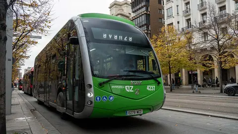 huelga bus Zaragoza pilares
