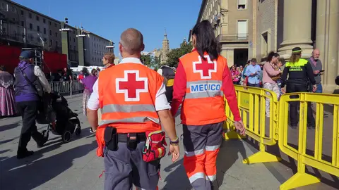 La mayor&iacute;a de asistencias registradas por Cruz Roja Zaragoza en las &uacute;ltimas 48 horas corresponde a traumatismos
