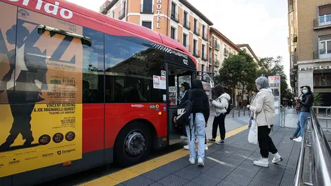 huelga bus Zaragoza Pilares