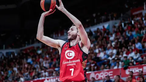 Los de Fisac se miden ante el Pardubice (Rep&uacute;blica Checa), este martes, a partir de las 19.00 horas. Fotograf&iacute;a: Casademont Zaragoza.