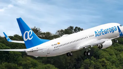 Un avi&oacute;n de Air Europa
