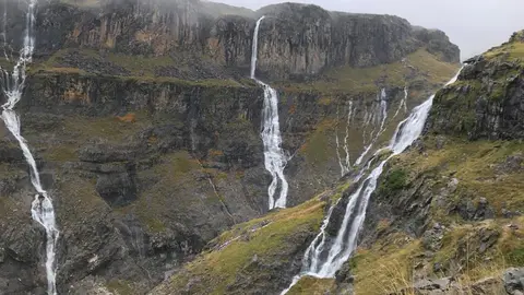 Este fin de semana contin&uacute;an las precipitaciones especialmente en el Pirineo aragon&eacute;s. Fuente: @montana_segura