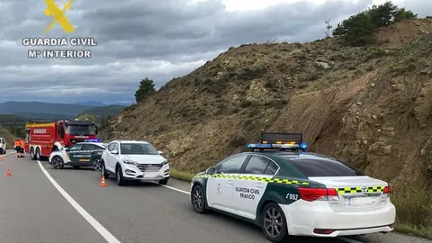 El siniestro ha ocurrido en la N-330, en el t&eacute;rmino municipal de Sabi&ntilde;&aacute;nigo