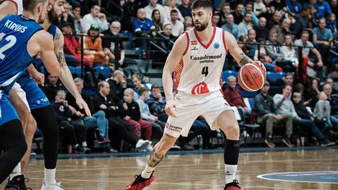 El Casademont aterriza en este partido tras cosechar tres triunfos consecutivos, dos de ellos ligueros. Fotograf&iacute;a: FIBA.