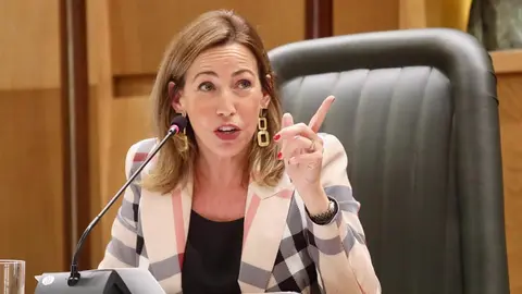 La alcaldesa de Zaragoza, Natalia Chueca