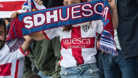 la S.D. Huesca ha anunciado que han agotado todas las entradas contempladas para la zona visitante para el derbi. Fotograf&iacute;a: S.D. Huesca.