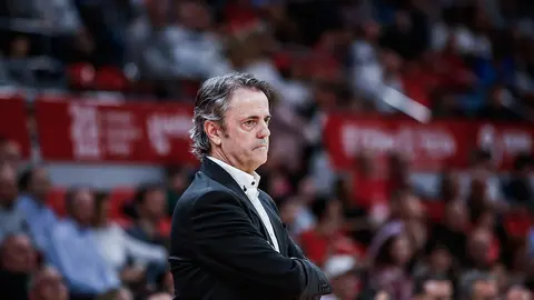 Fisac ha detallado que ha hablado con el jugador pero no comentar&aacute; nada p&uacute;blicamente. Fotograf&iacute;a: Casademont Zaragoza.