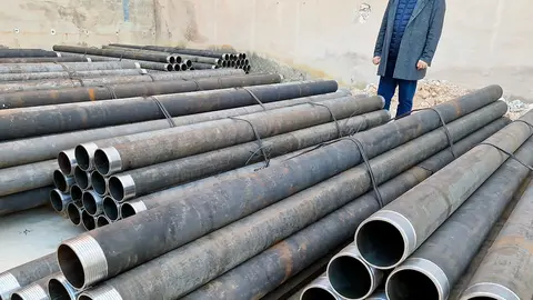 Con el objetivo de afianzar el terreno, se va a instalar una doble pantalla de micropilotes de un di&aacute;metro de seis metros