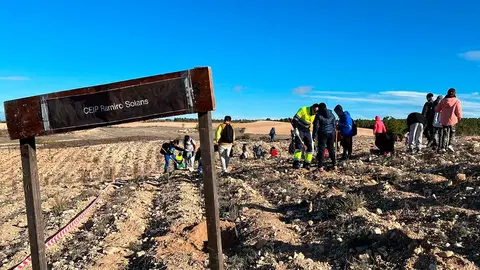 El Bosque de los Zaragozanos plantaciones escolares